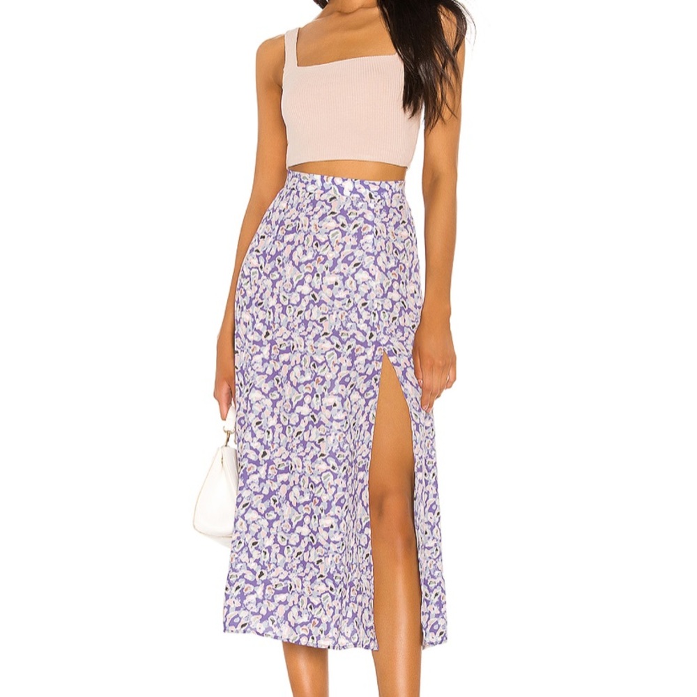 Resa midi high slit skirt from Revolve NWT